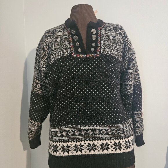 Vintage Dale of Norway Nordic Sweater, 100% Wool, Size Small - Picture 1 of 8